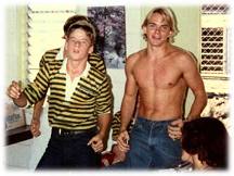Jason Gilber and Rod O'Connor gettin down