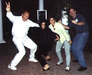 Dick, Nancy, Tisha and Dan on the dance floor